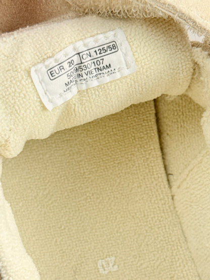 Zara Beige Suede Velcro Sneakers US5