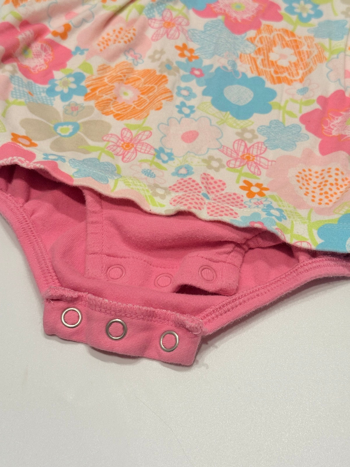 Carter's Floral Bodysuit Dress 12 Months