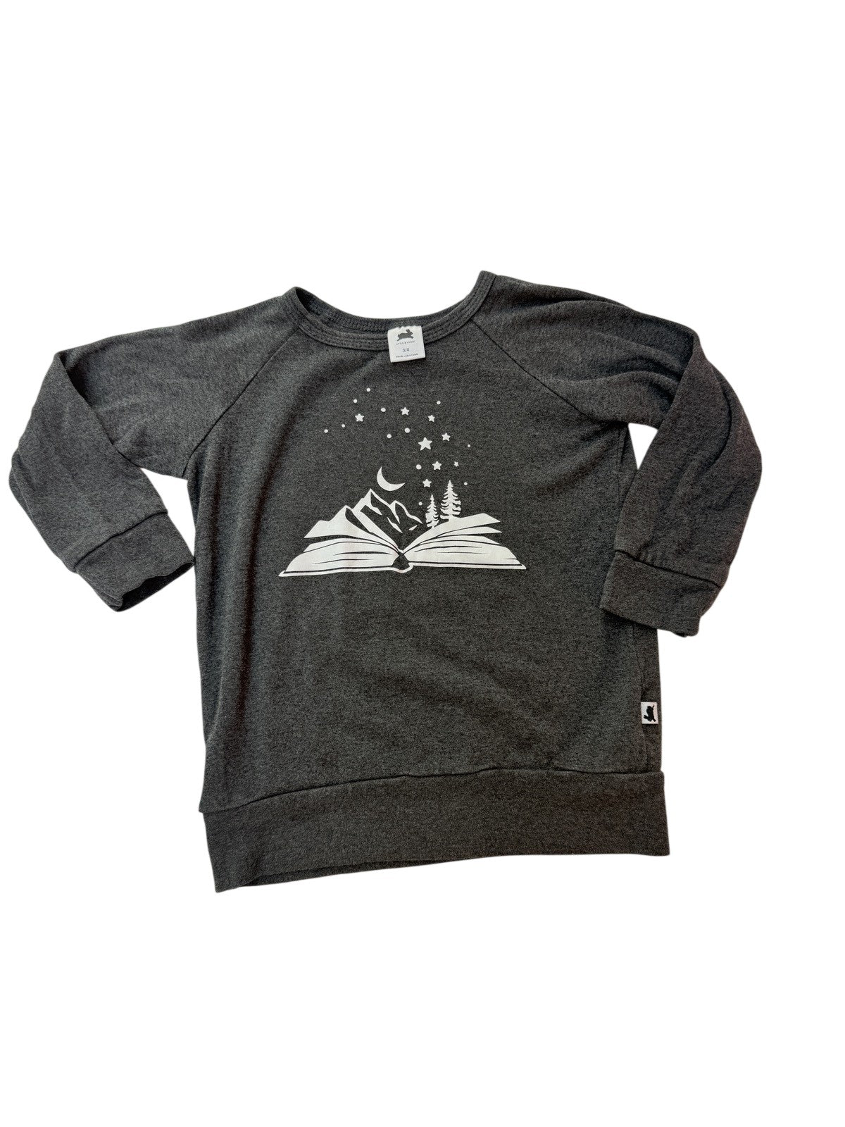 Little & Lively Book Sweatshirt Size 3/4