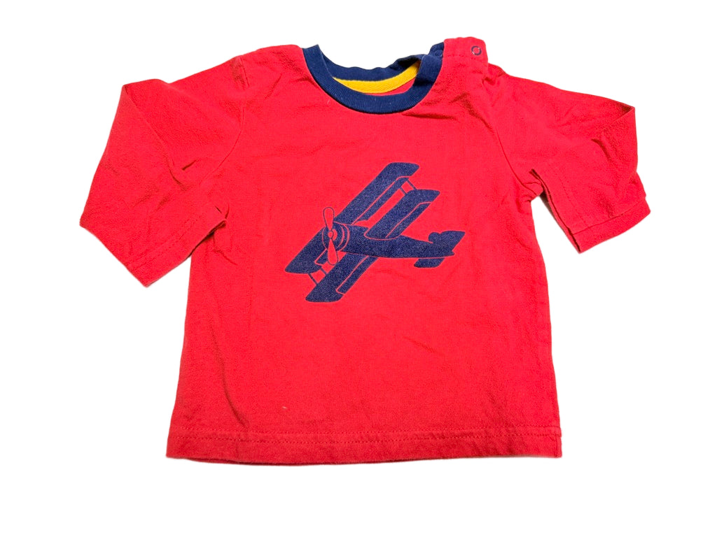 Little Me 12m Airplane Long Sleeve Shirt