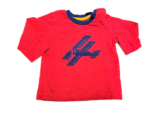 Little Me 12m Airplane Long Sleeve Shirt