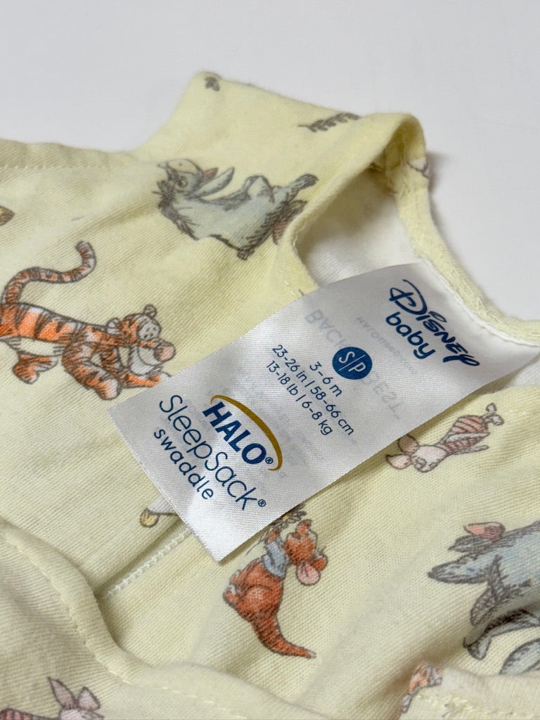 HALO SleepSack Swaddle, Disney Winnie the Pooh Print, 3–6M