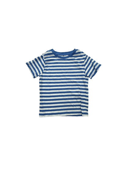 H&M Blue White Stripe T-Shirt Size 4-6