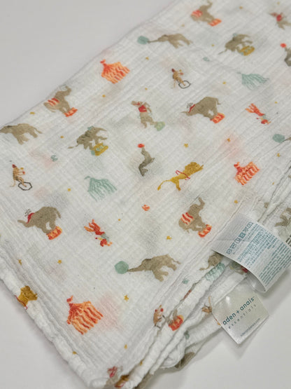 Aden + Anais Circus Muslin Swaddle Blanket