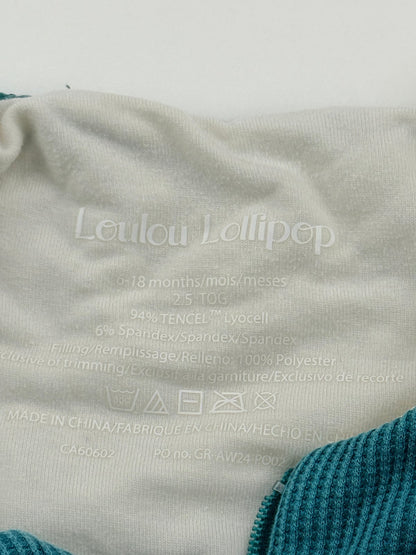 Loulou Lollipop Teal Waffle Sleep Sack 6-18M