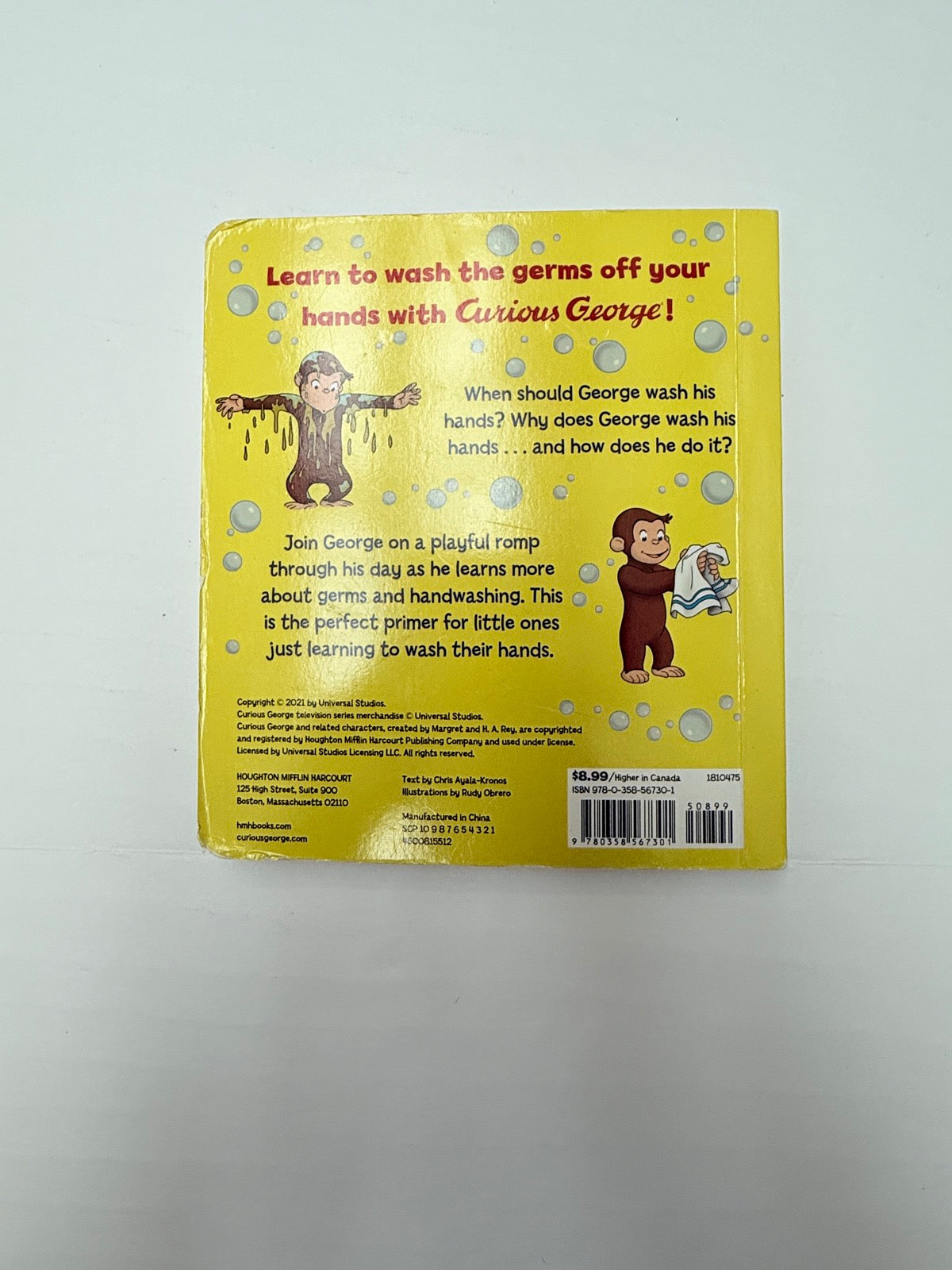 Chris Ayala-Kronos Curious George: Wash Your Hands