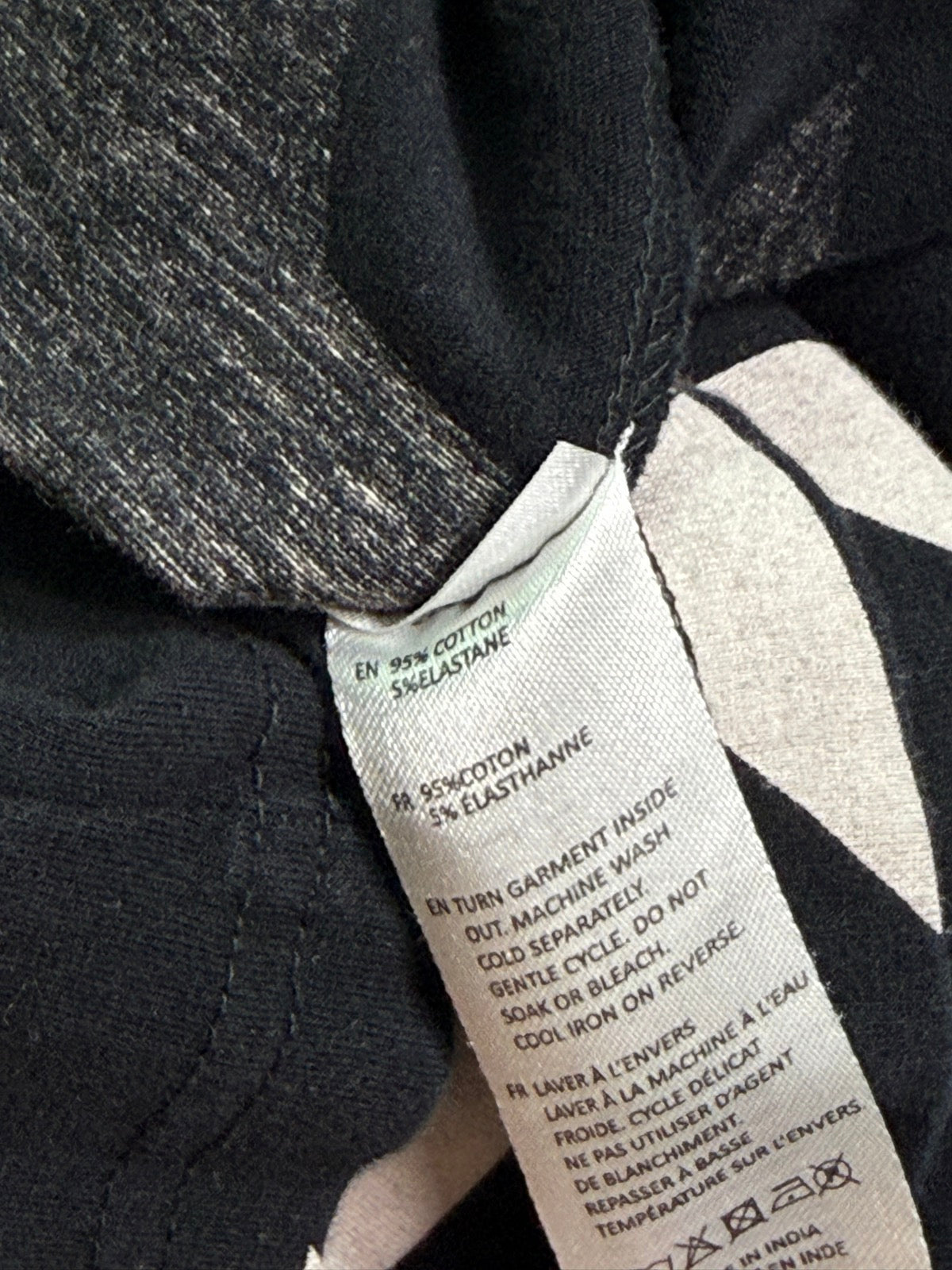 Castro Black Star Print Dress Size 8-10