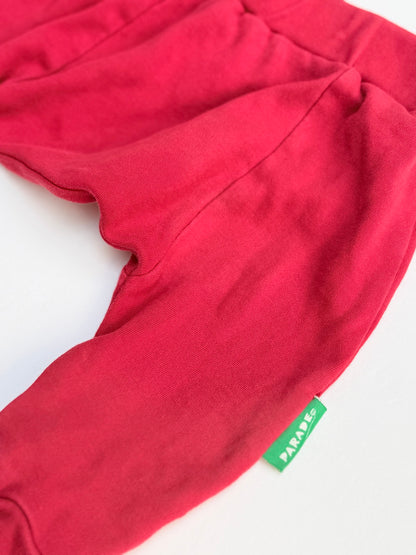 Parade Organic Red Harem Pants 3-6m