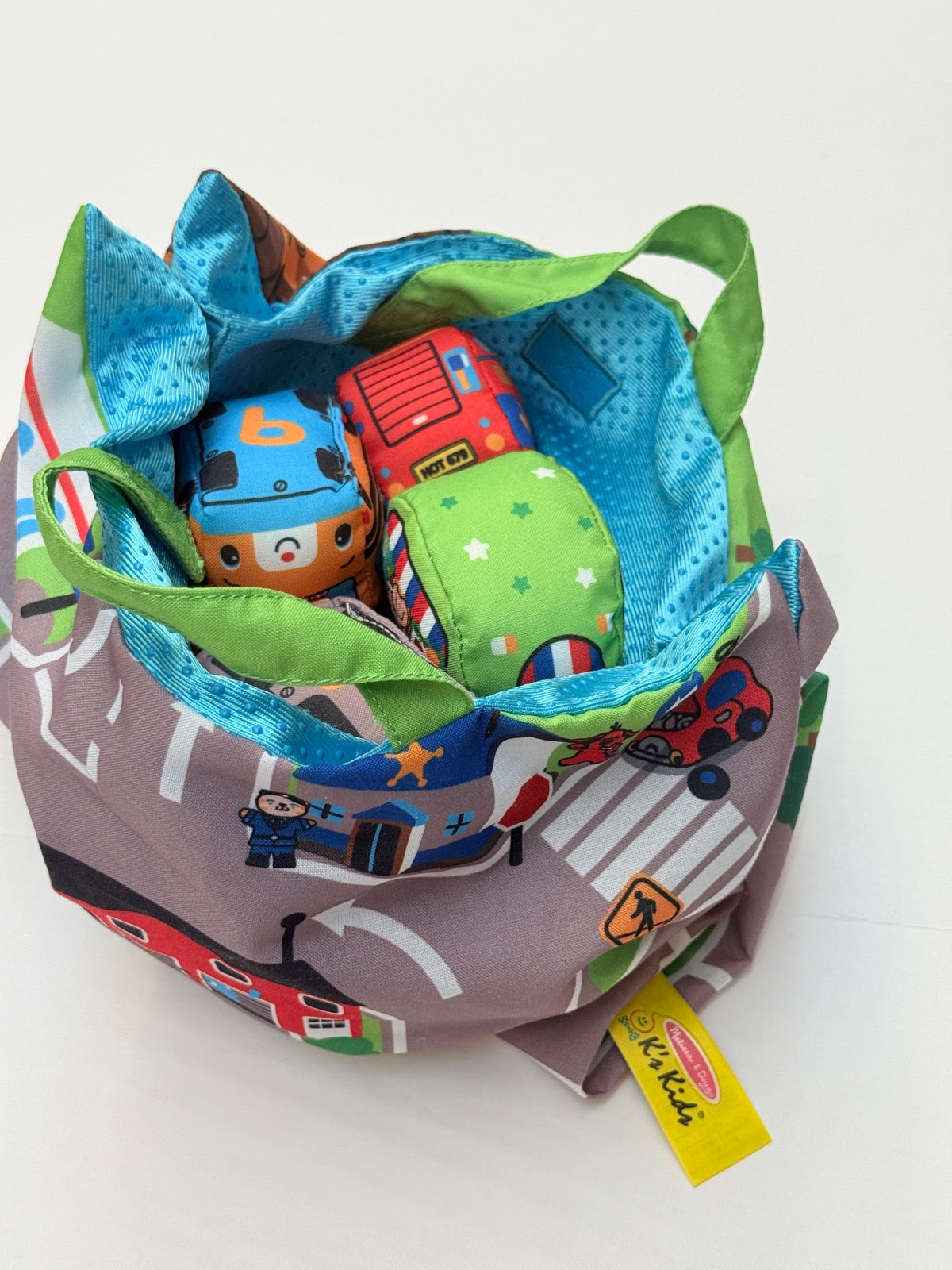 Melissa & Doug K's Kids Soft Vehicle Playset