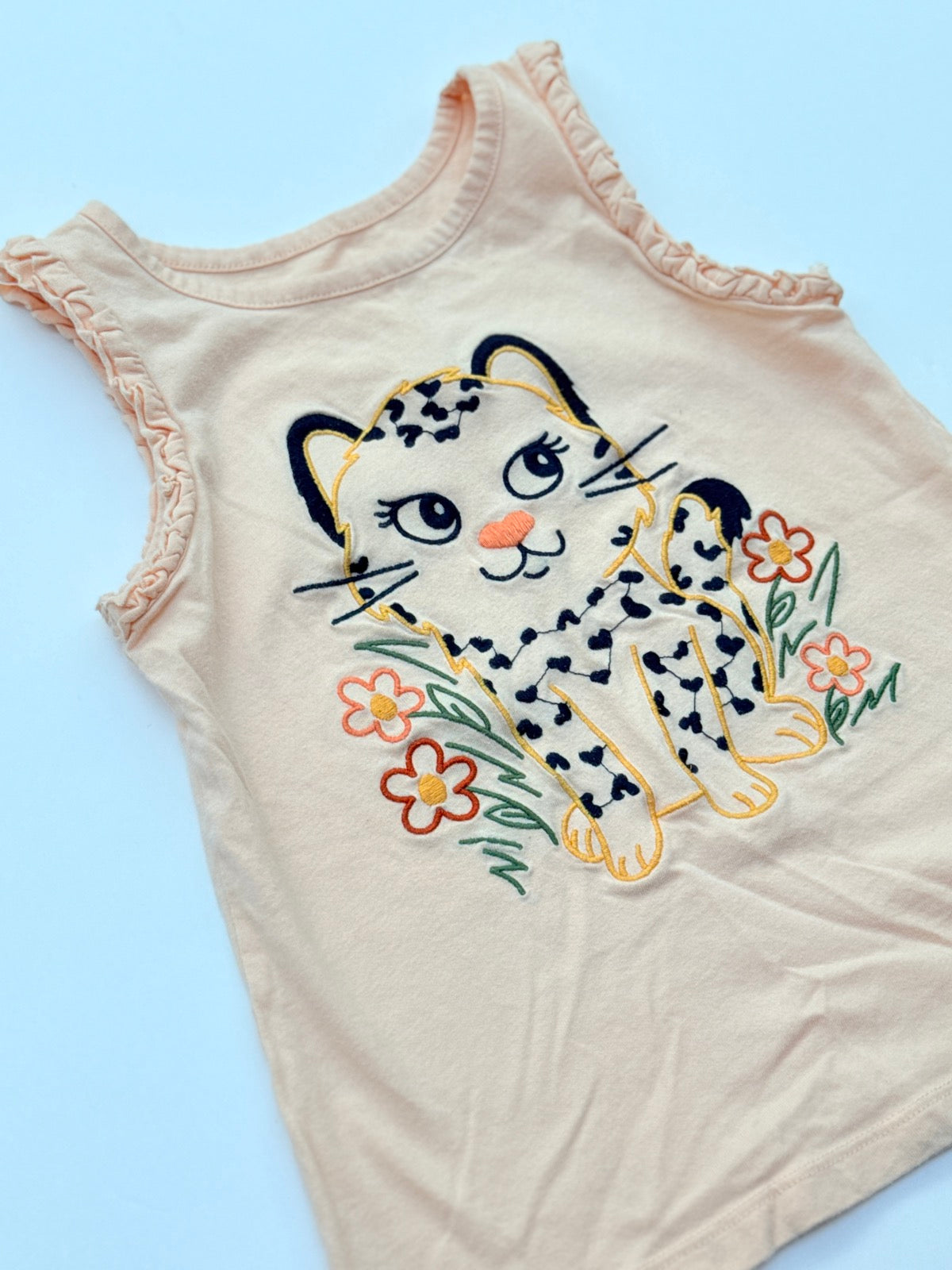 Joe Fresh Leopard Tank Top Toddler Size 5