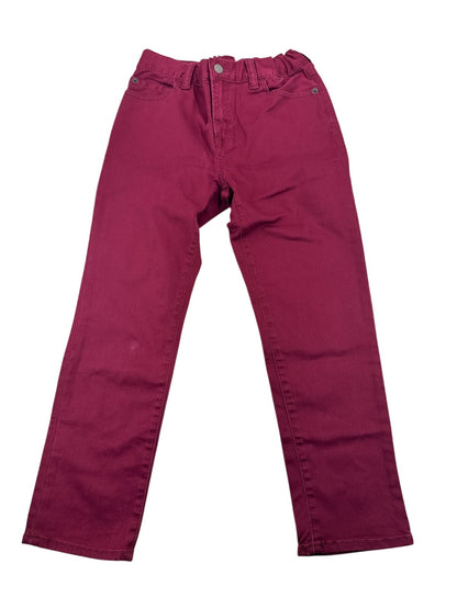 GapKids 1969 Burgundy Slim Jeans Size 7 Husky