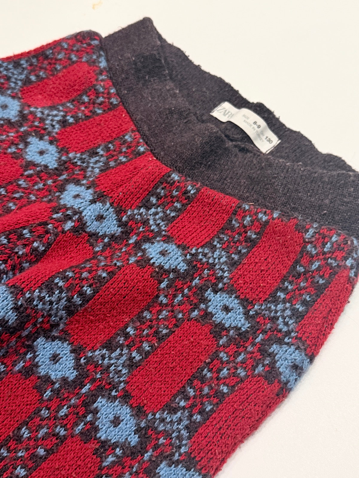 Zara Fair Isle Knit Pants Size 8