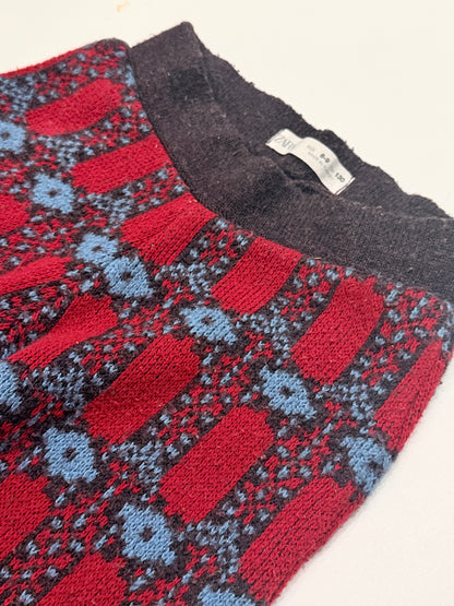 Zara Fair Isle Knit Pants Size 8