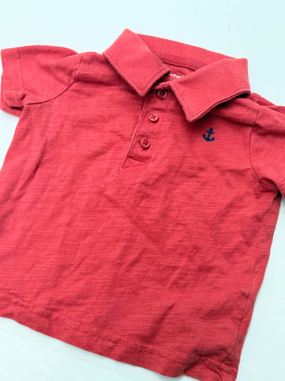 Carter's Red Anchor Polo Shirt 6M