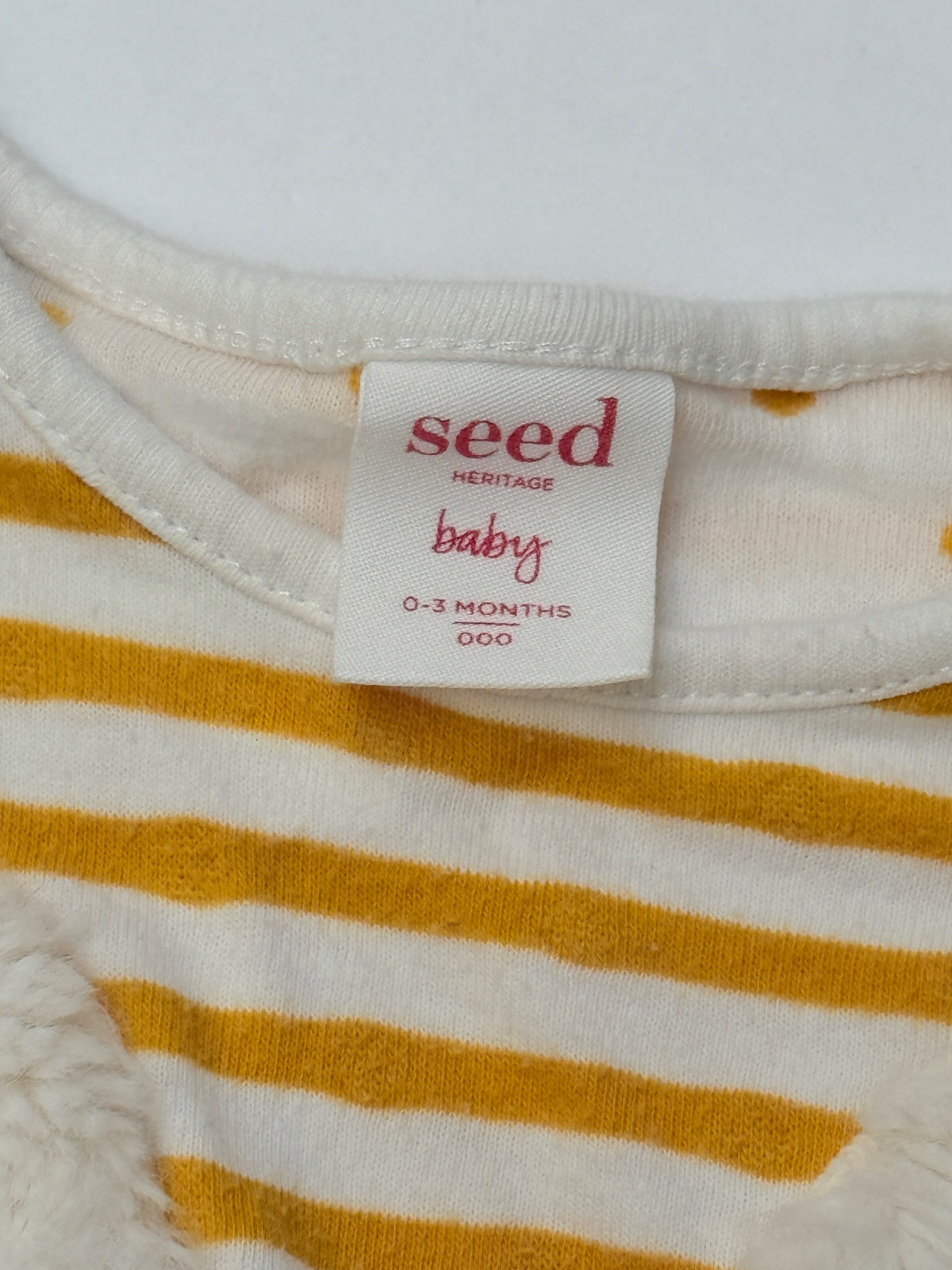 Seed Heritage Striped Bunny T-Shirt 0-3M