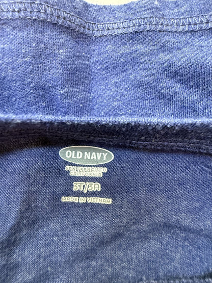 Old Navy Navy Bunny Pocket Long Sleeve 3T