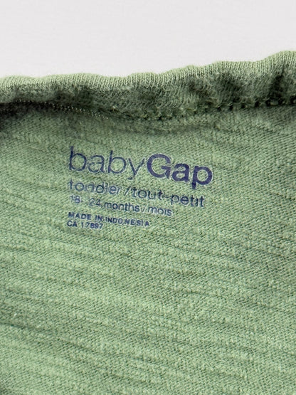 Baby Gap Green Pocket T-Shirt 18-24M