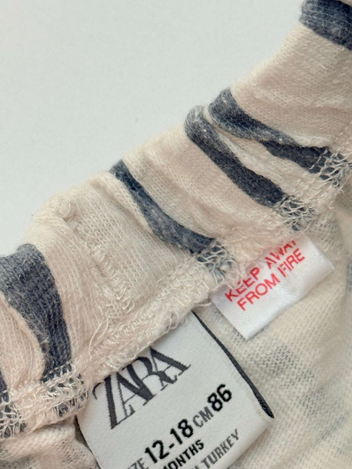 Zara Striped Shorts 12-18m
