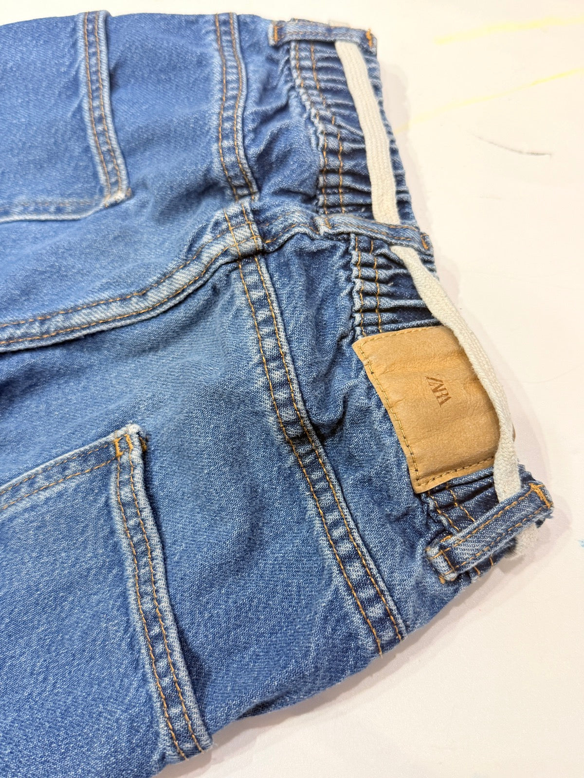 Zara Blue Straight Leg Jeans 6 Years