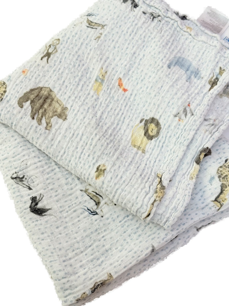 Little Unicorn Cotton Muslin Blanket
