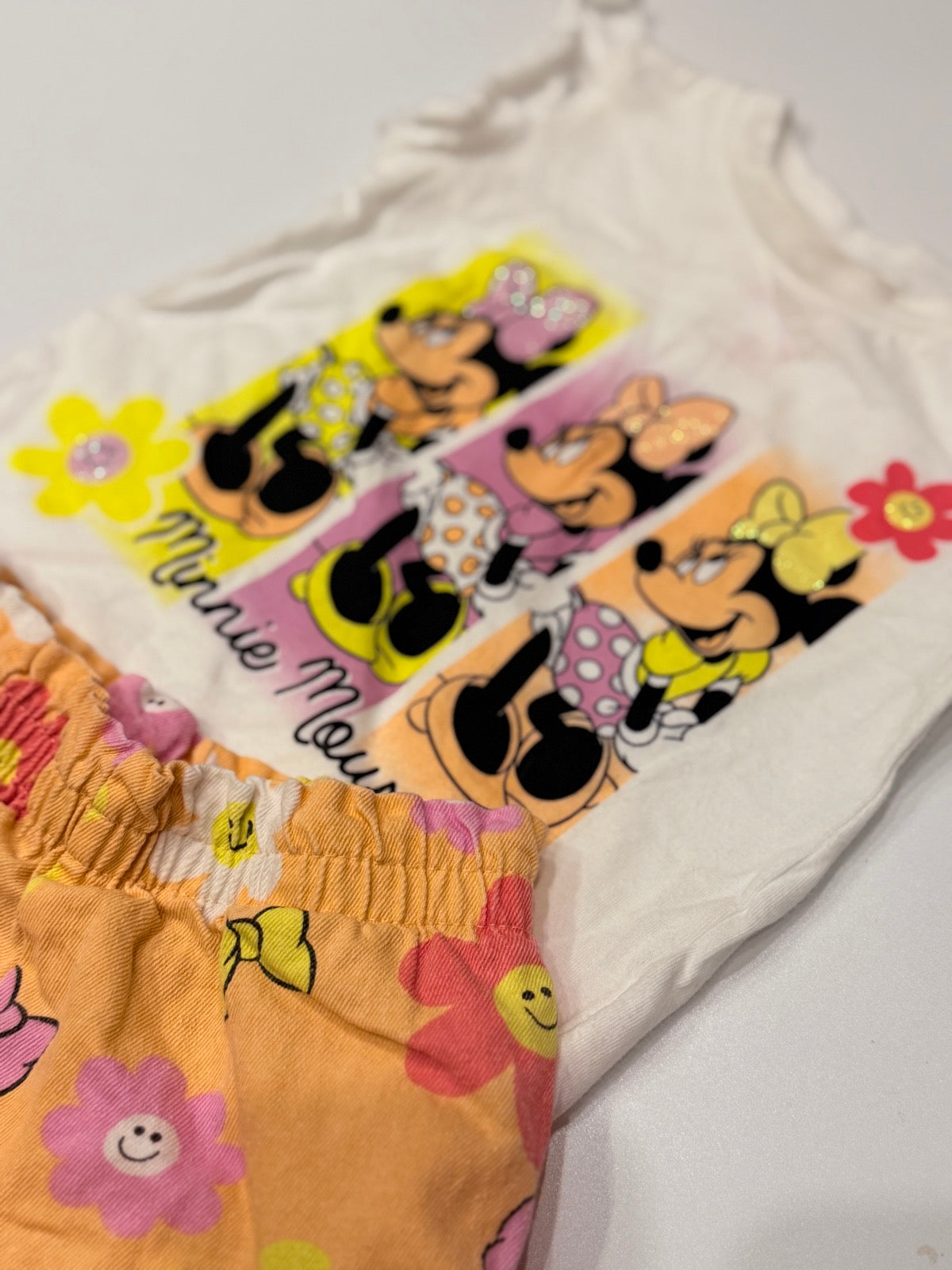 Disney Minnie Mouse Tee & Shorts Set 12M