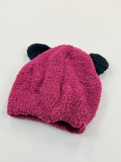 Joe Fresh Pink Bear Ear Beanie Hat 2-3Y