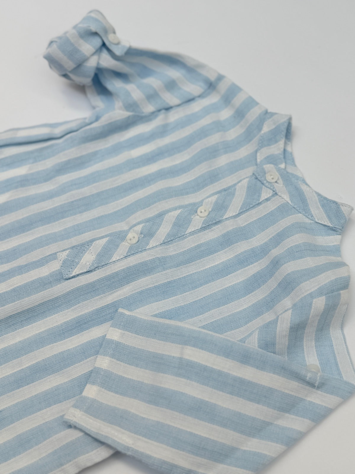 Coco Acqua Blue Stripe Romper 9m