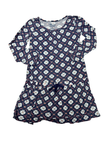 Old Navy Floral Print Long Sleeve Dress 6-7