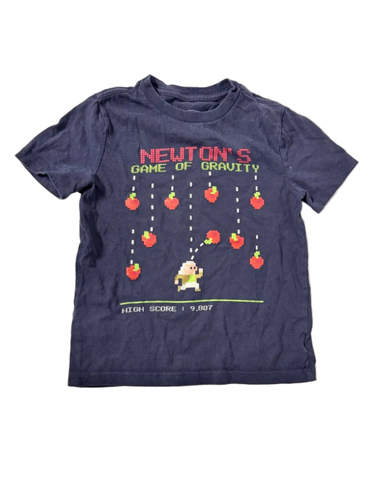 Gap Kids Navy Newton Gravity Graphic Tee S 6-7