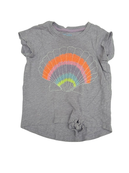 Hatley Rainbow Shell Tee Size 4