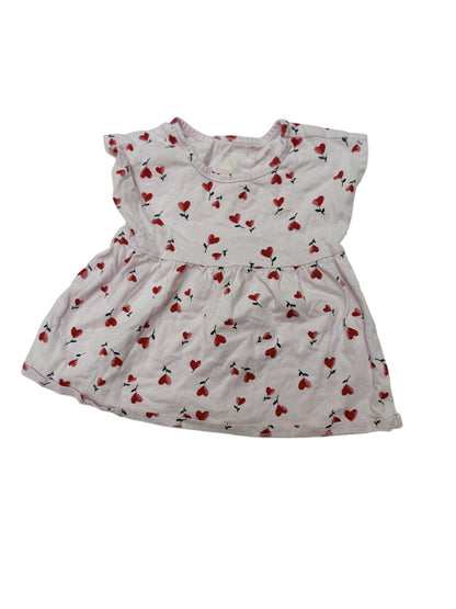 George Baby Heart Print Dress 18-24M
