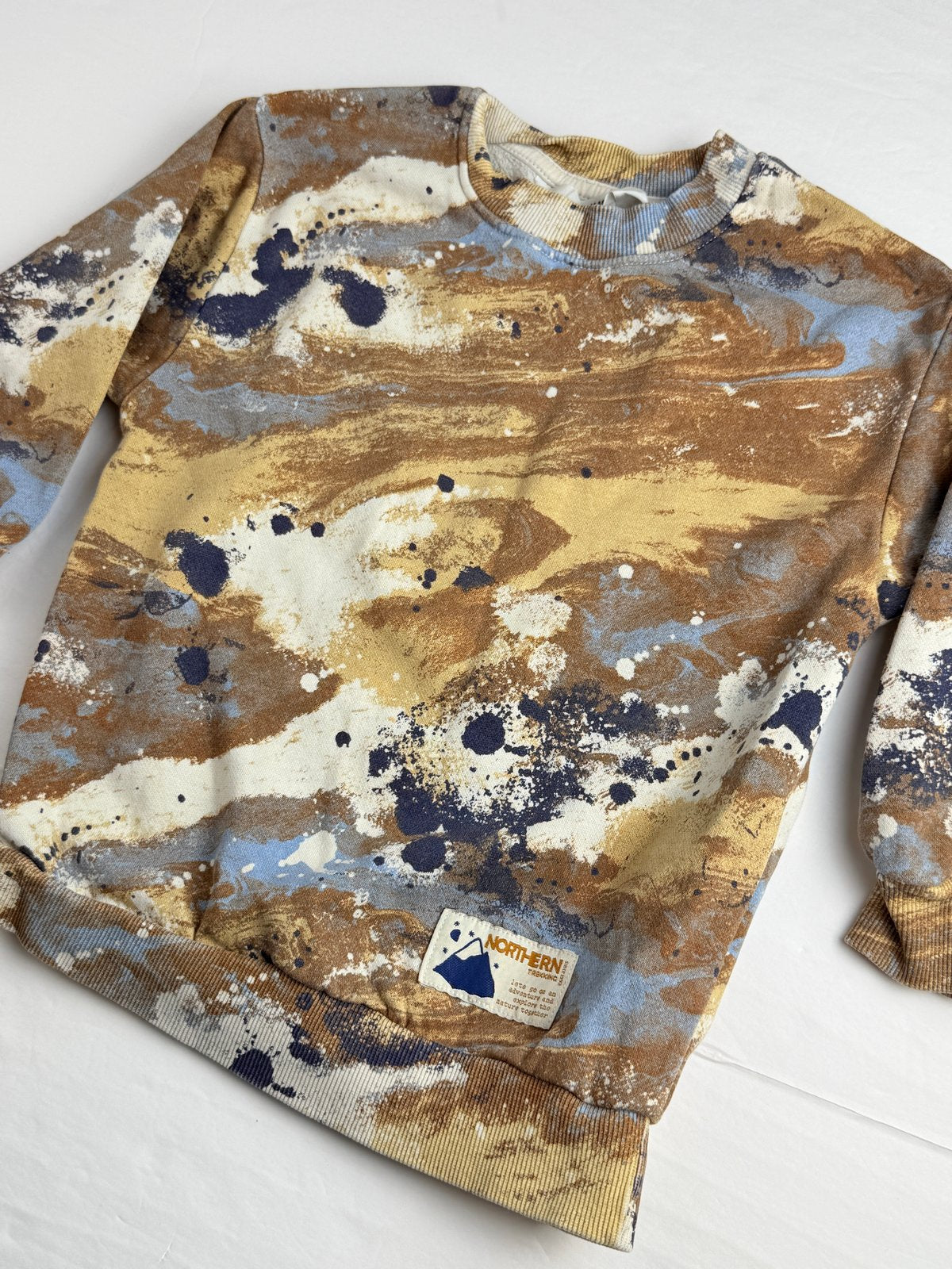 H&M Abstract Print Sweatshirt Size 2-4Y