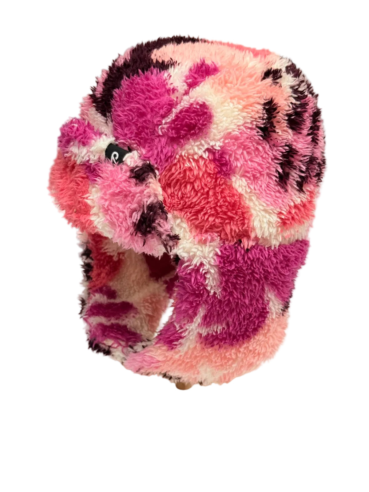 Reima Pink Tie-Dye Fuzzy Trapper Hat 3-4Y