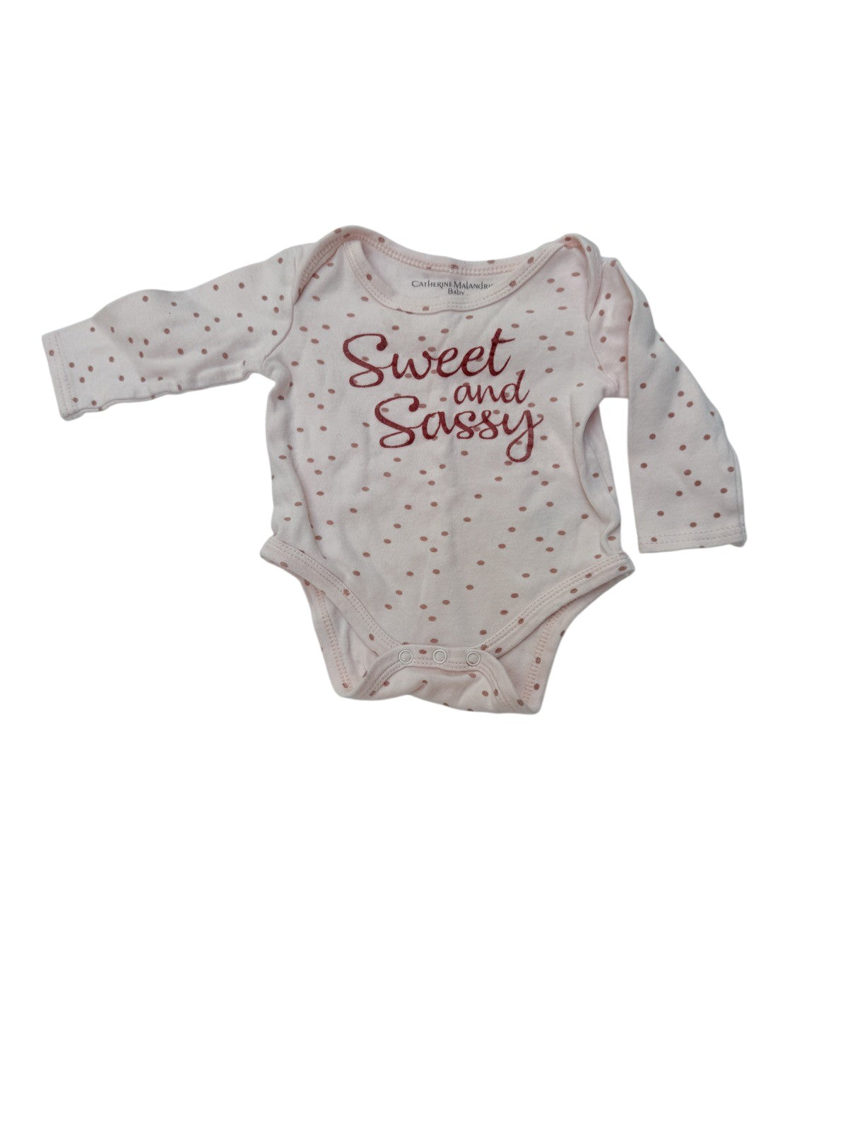 Catherine Malandrino Baby Sweet Sassy Bodysuit 3/6M