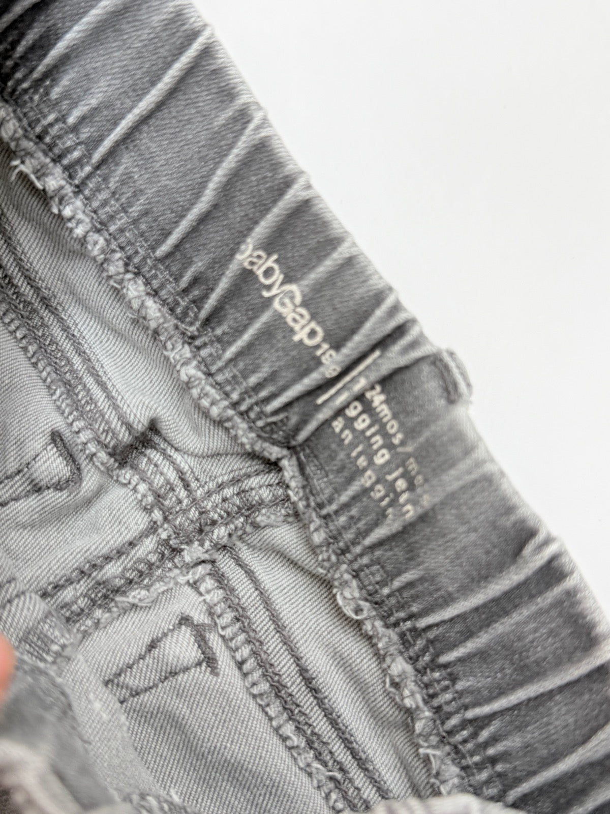 Baby Gap Gray Polar Bear Penguin Jegging Jeans 24m