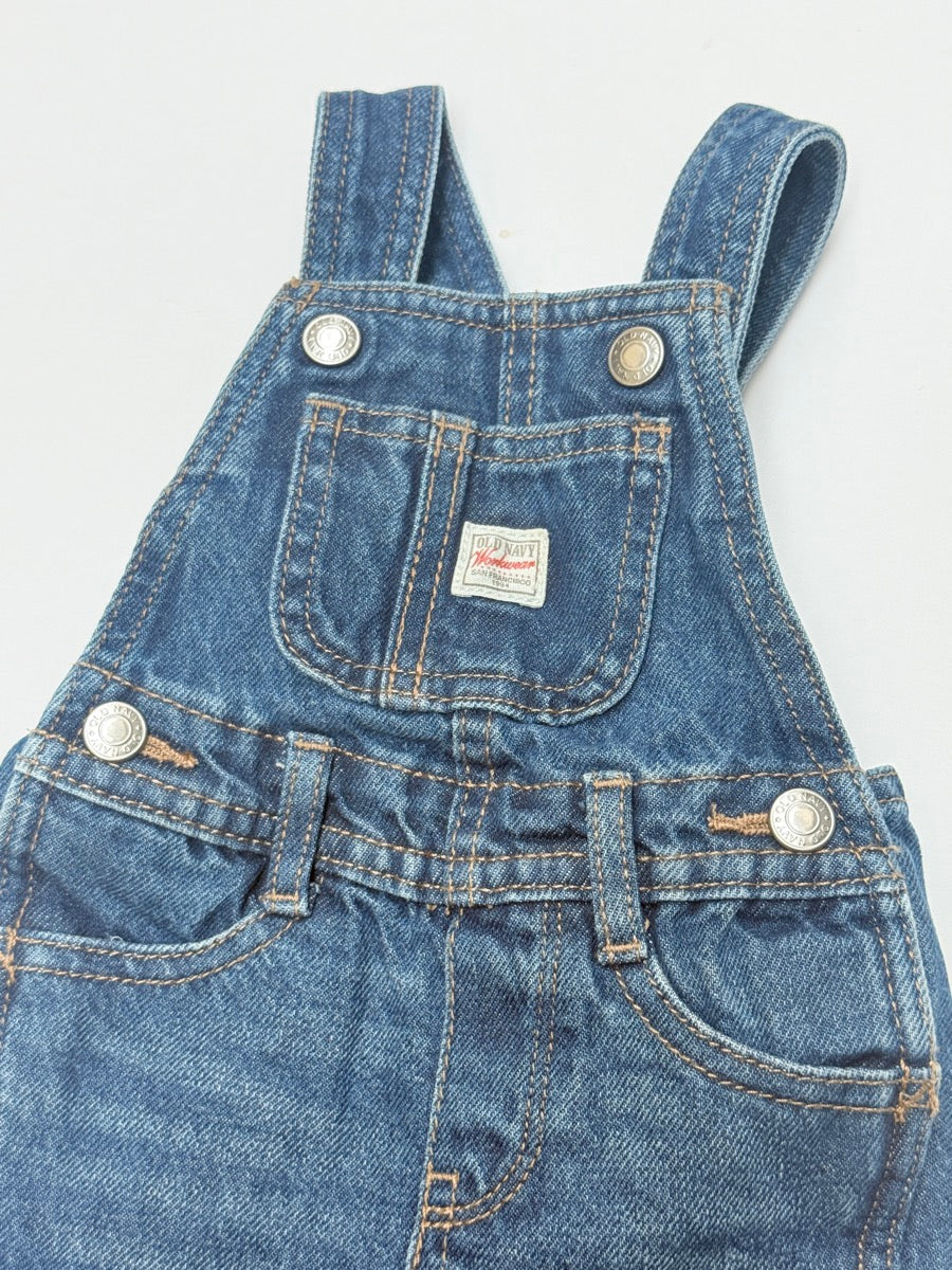 Old Navy Denim Overalls 0-3M