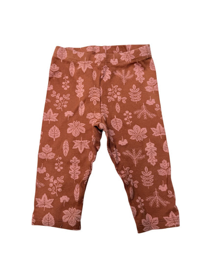 Pekkle Leaf Print Leggings 9M