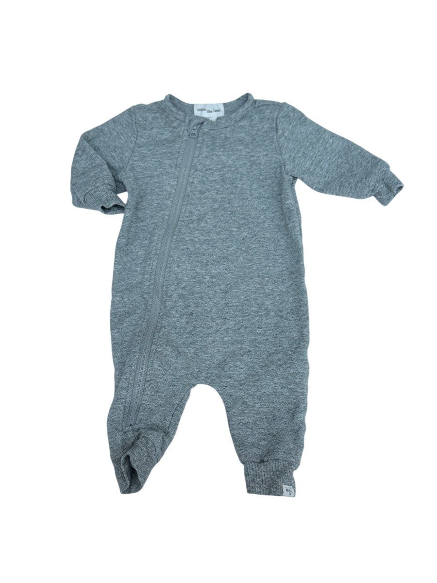 Miles The Label Grey Romper 3M