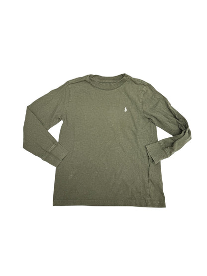 Polo Ralph Lauren Olive Long Sleeve Tee Size 5