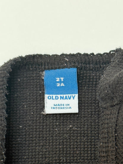 Old Navy Black Ribbed Sweater 2T
