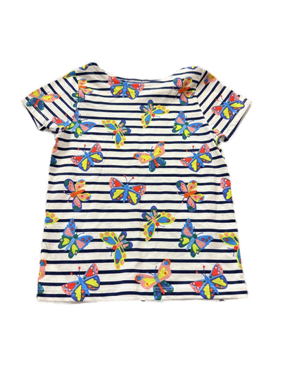 Boden Butterfly Stripe T-Shirt Size 4-5y