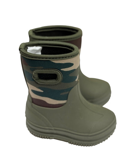 Joe Fresh Camo Neoprene Rain Boot Size 6