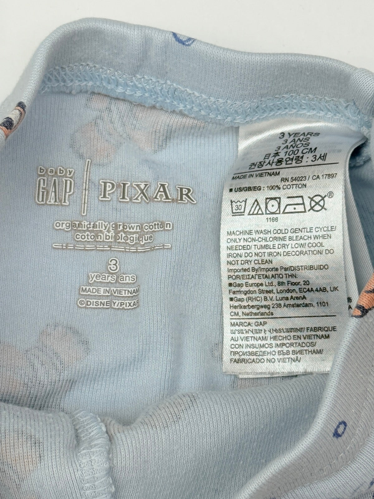 Baby Gap Pixar Finding Nemo Pajama Set 3T