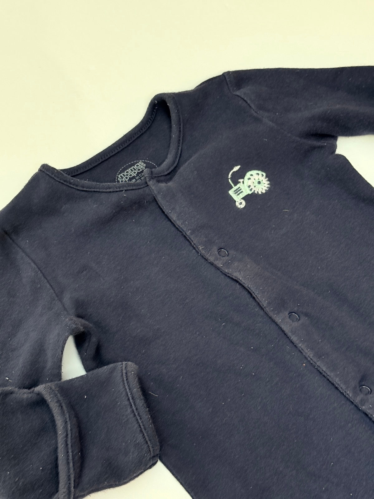 Mamas & Papas Navy Tractor Sleeper 9-12m