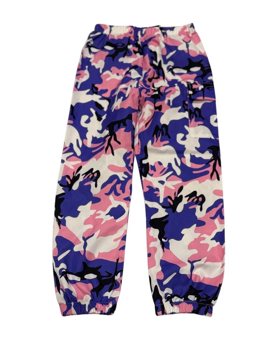 SHEIN Camo Print Jogger Pants Size 6Y