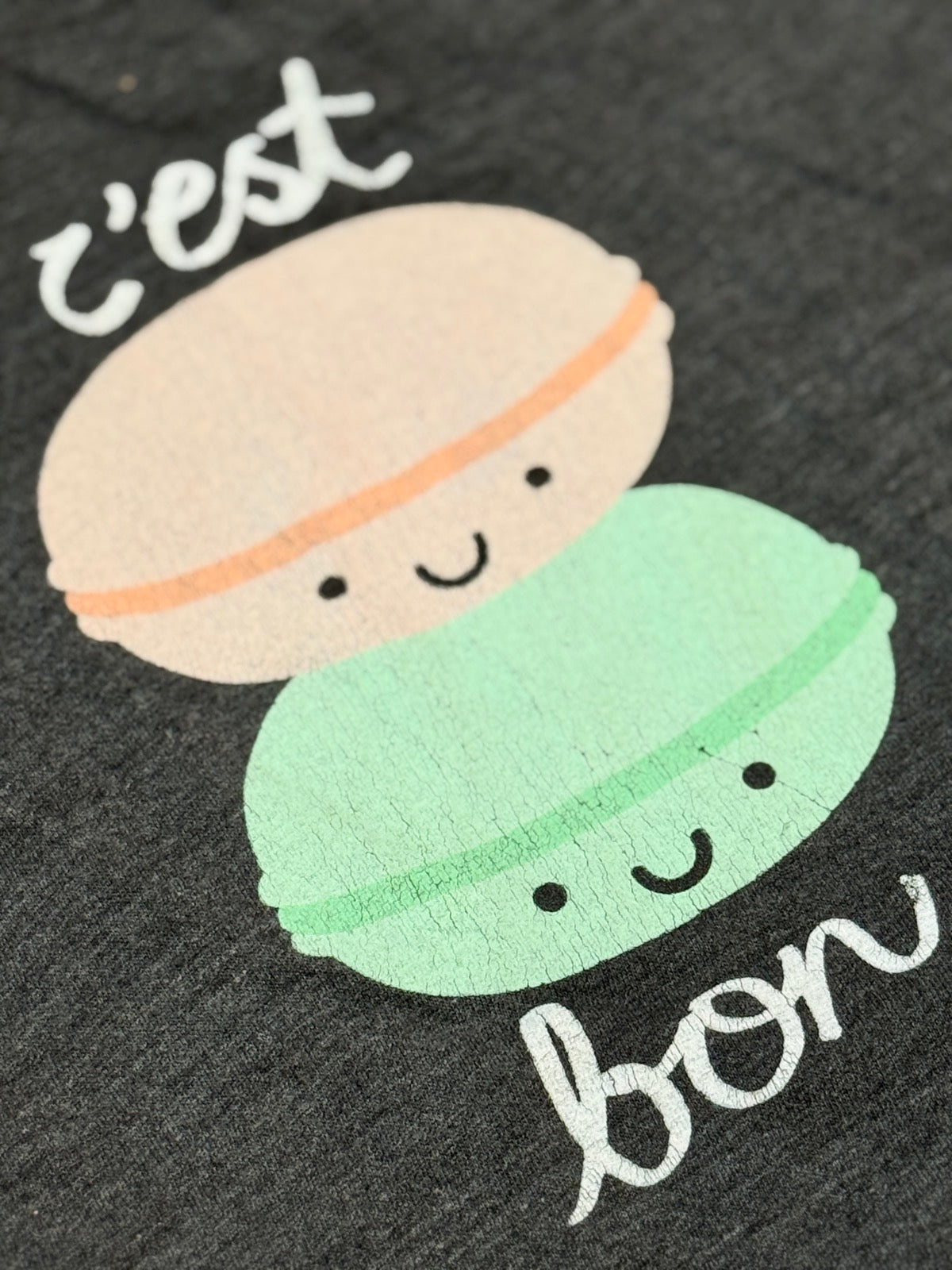 Whistle & Flute C'est Bon Macaron T-Shirt Size 4