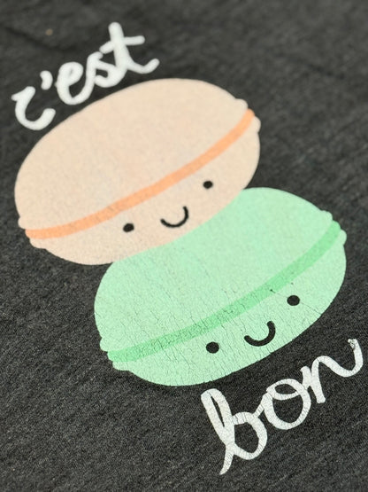 Whistle & Flute C'est Bon Macaron T-Shirt Size 4