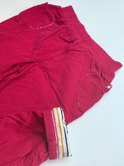 Mini Boden Pink Corduroy Lined Pants 9Y