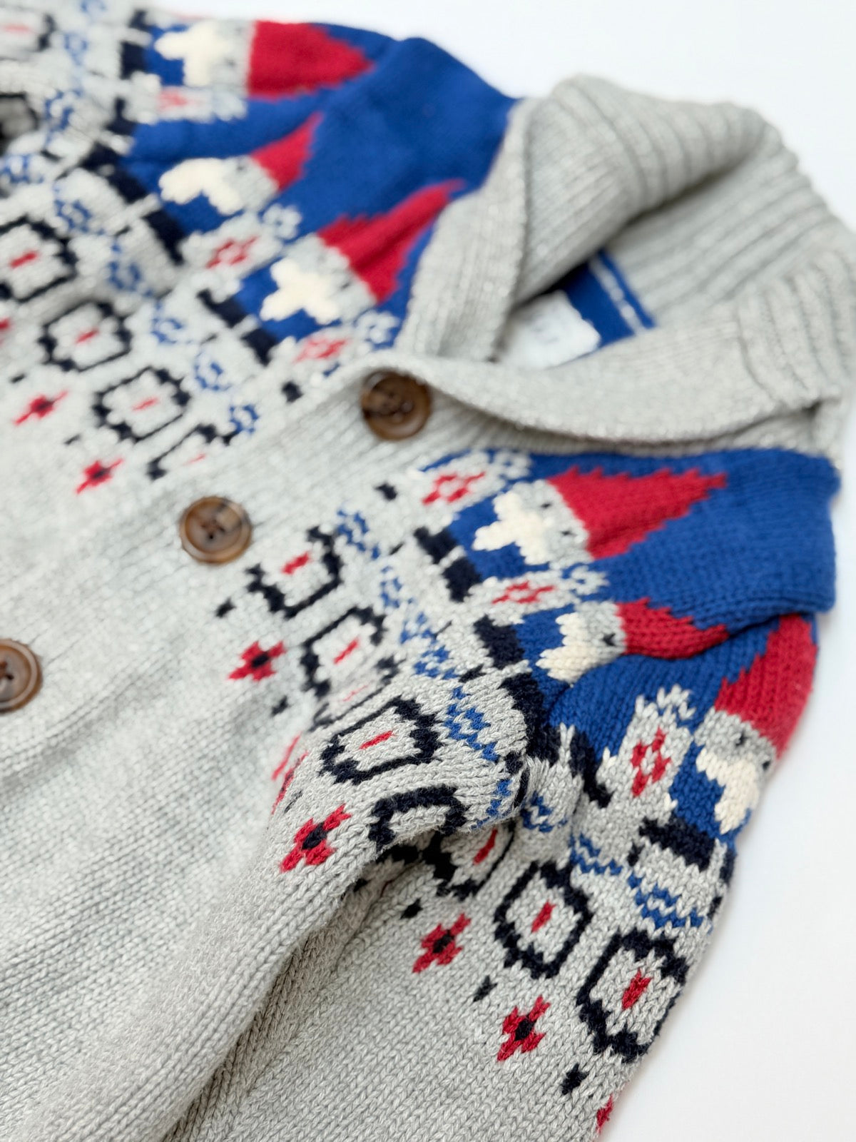 Baby Gap Gnome Fair Isle Cardigan 6-12M
