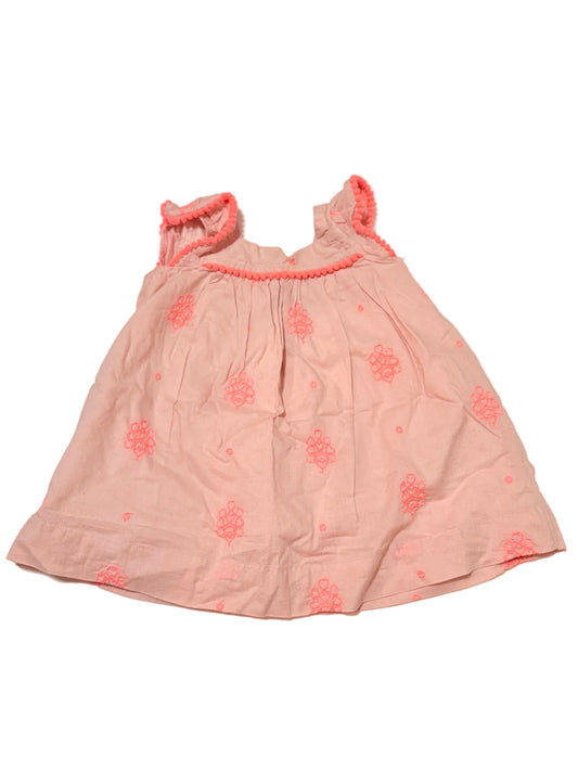 Baby Gap Pink Embroidered Dress 6-12m